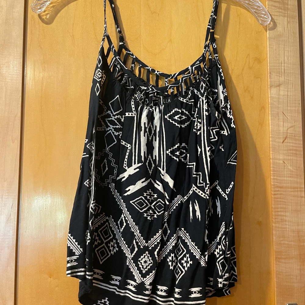 Billabong Tribal Print Tank Black